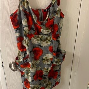 Marc New York Red and Gray Dress